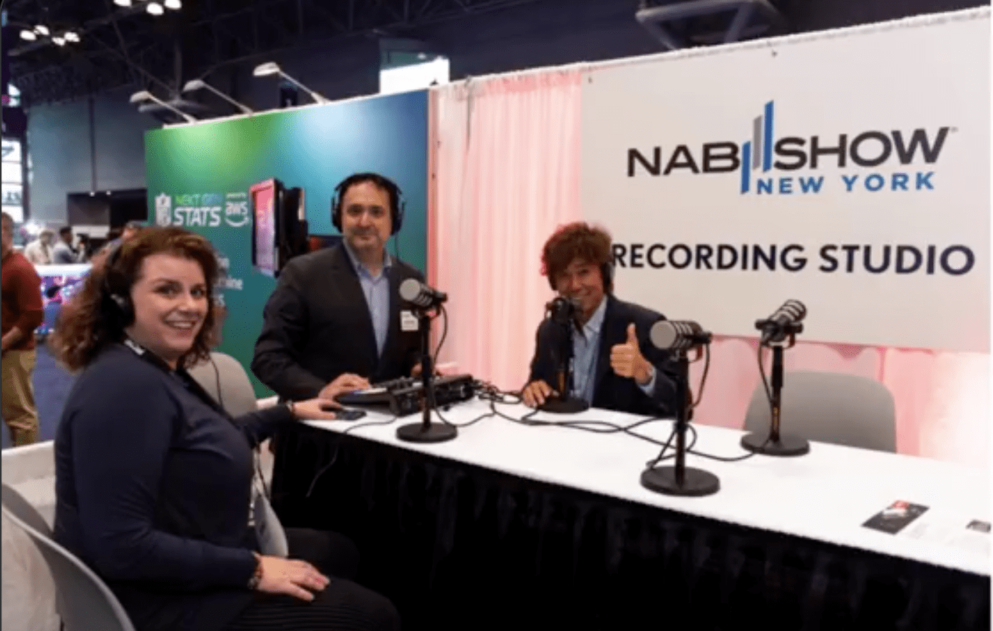 Satoshi Kanemura in conversation with Robin Hoffman at the NAB Show New York